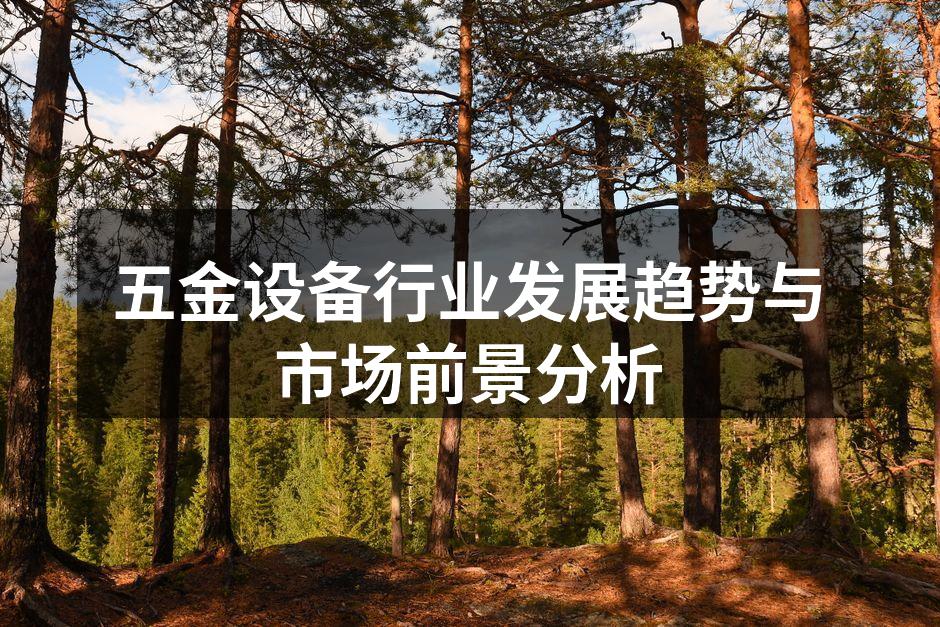 五金设备行业发展趋势与市场前景分析